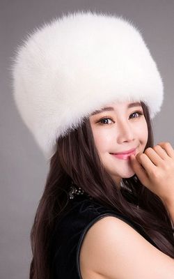 B039-2 Best white Fur Hat