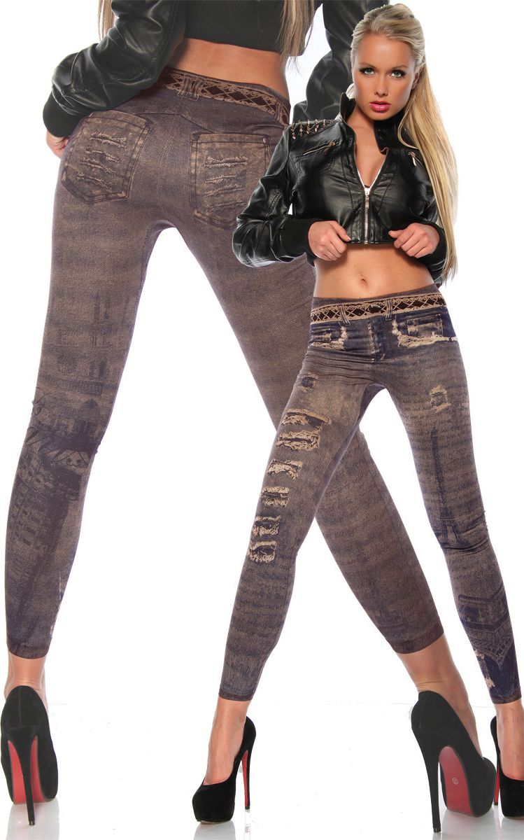 F8472-2 Fashion print leggings for women