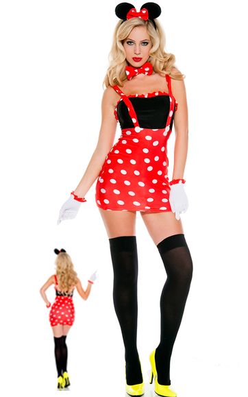 F1607 Sexy Darling Miss Minnie Mouse Costume