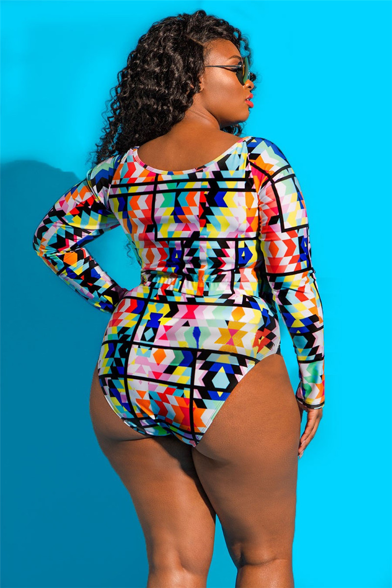 long sleeve bikini plus size