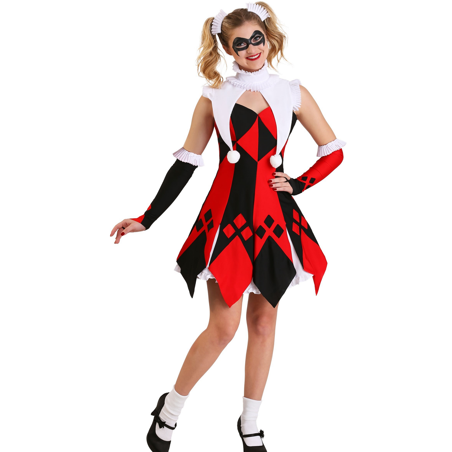 Womens Cute Court Jester Costume